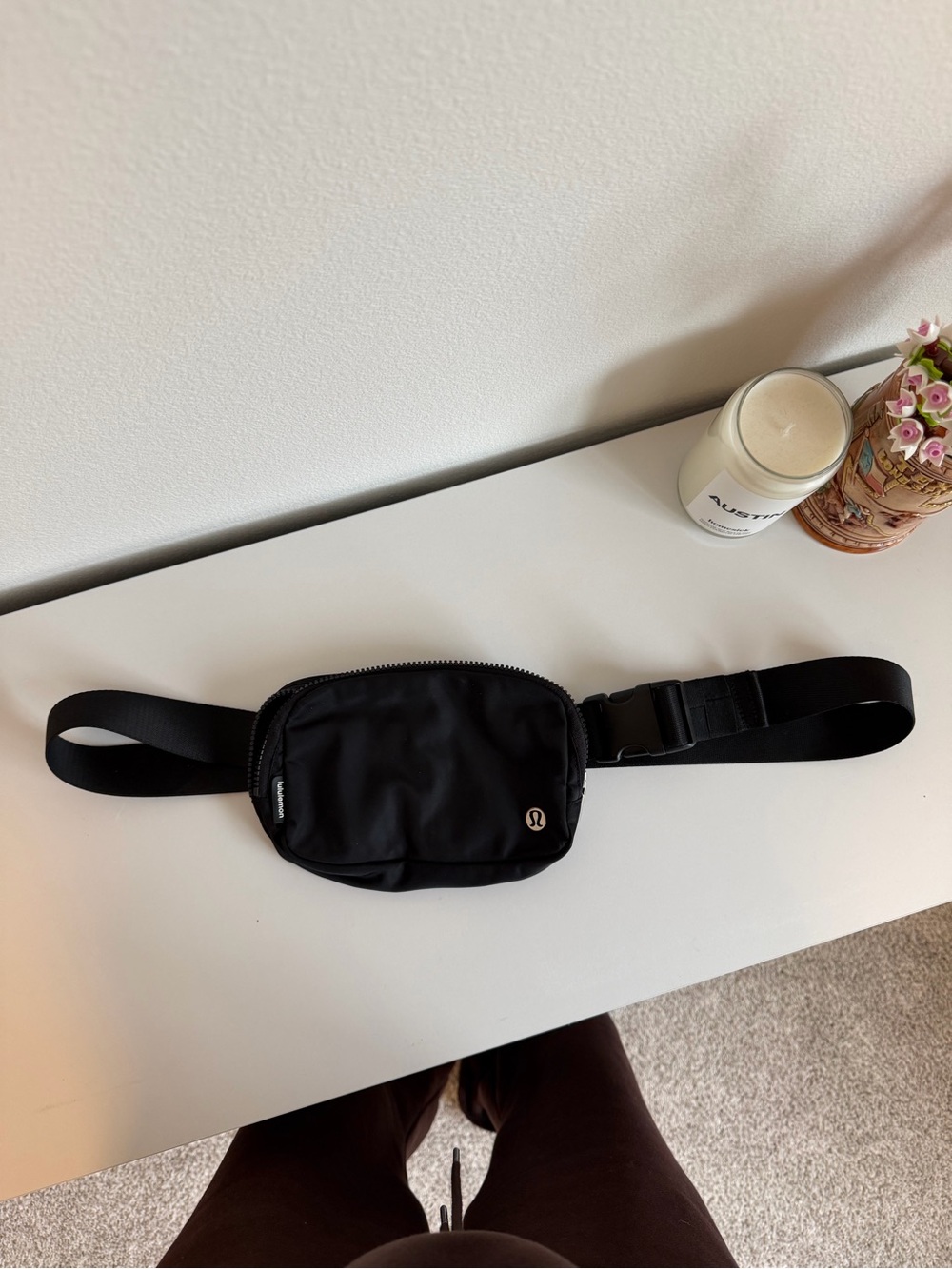 Lululemon Black Minimalist Crossbody Fannypack